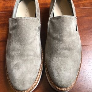 Com&sens grey wedge slip on loafers